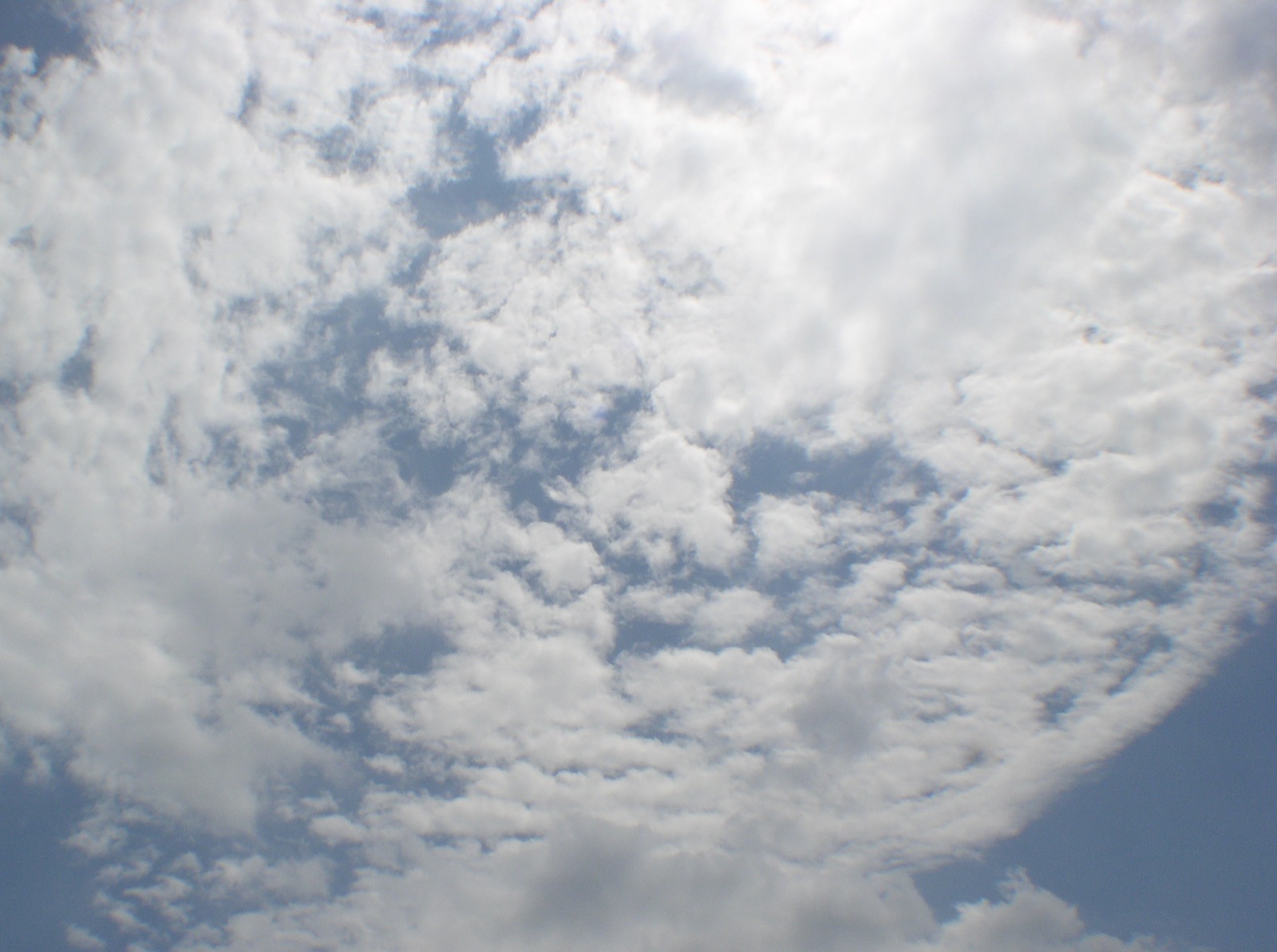 Mackerel sky pattern; airy hope mood