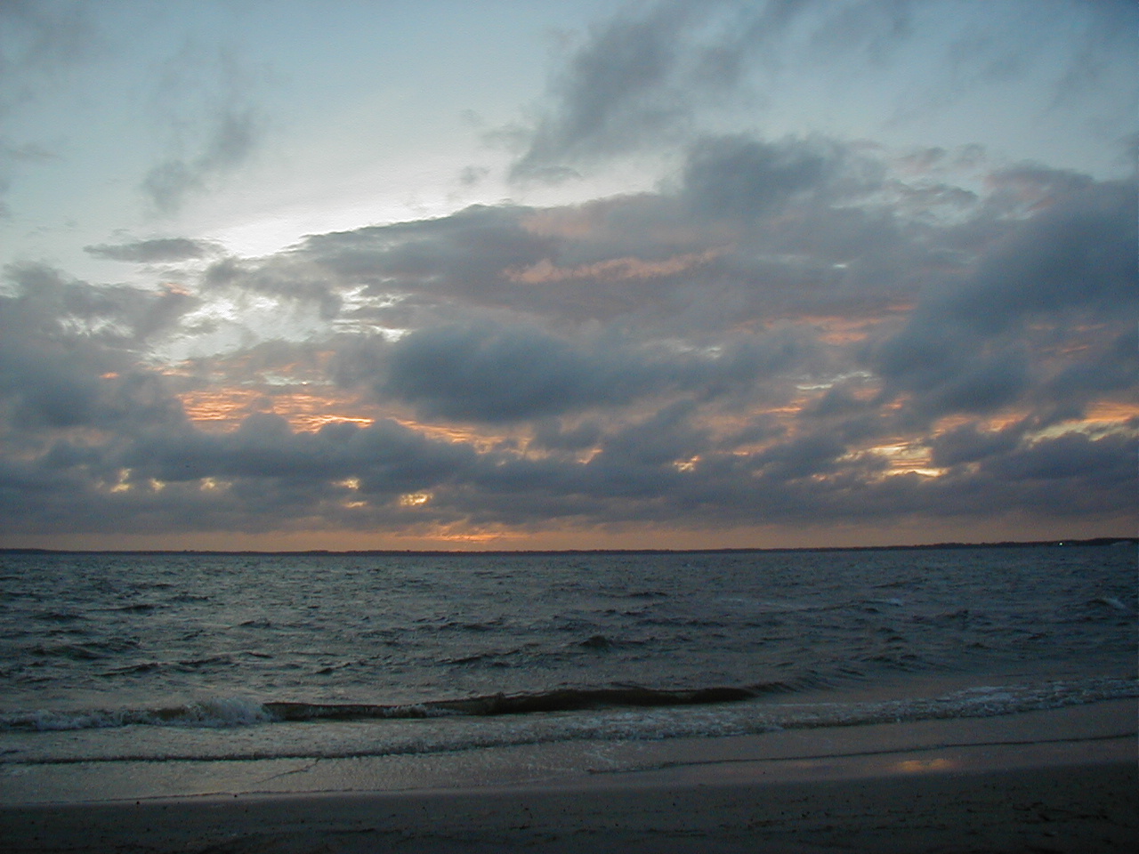 Moody dawn / dusk over water