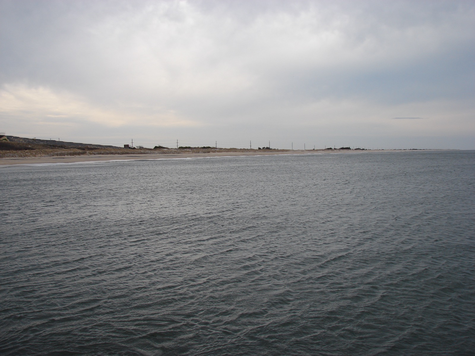 Quiet overcast coast